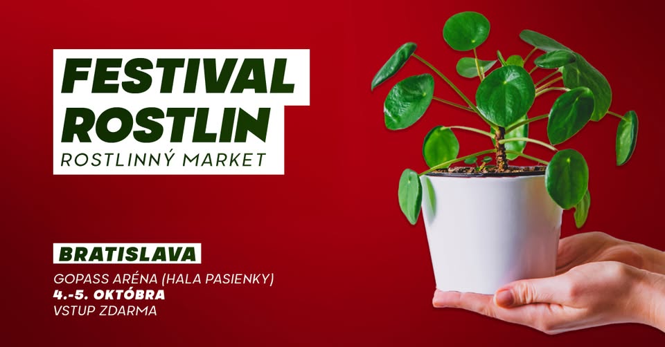 Festival Rastlín v Bratislave – veľký trh rastlín za super ceny
