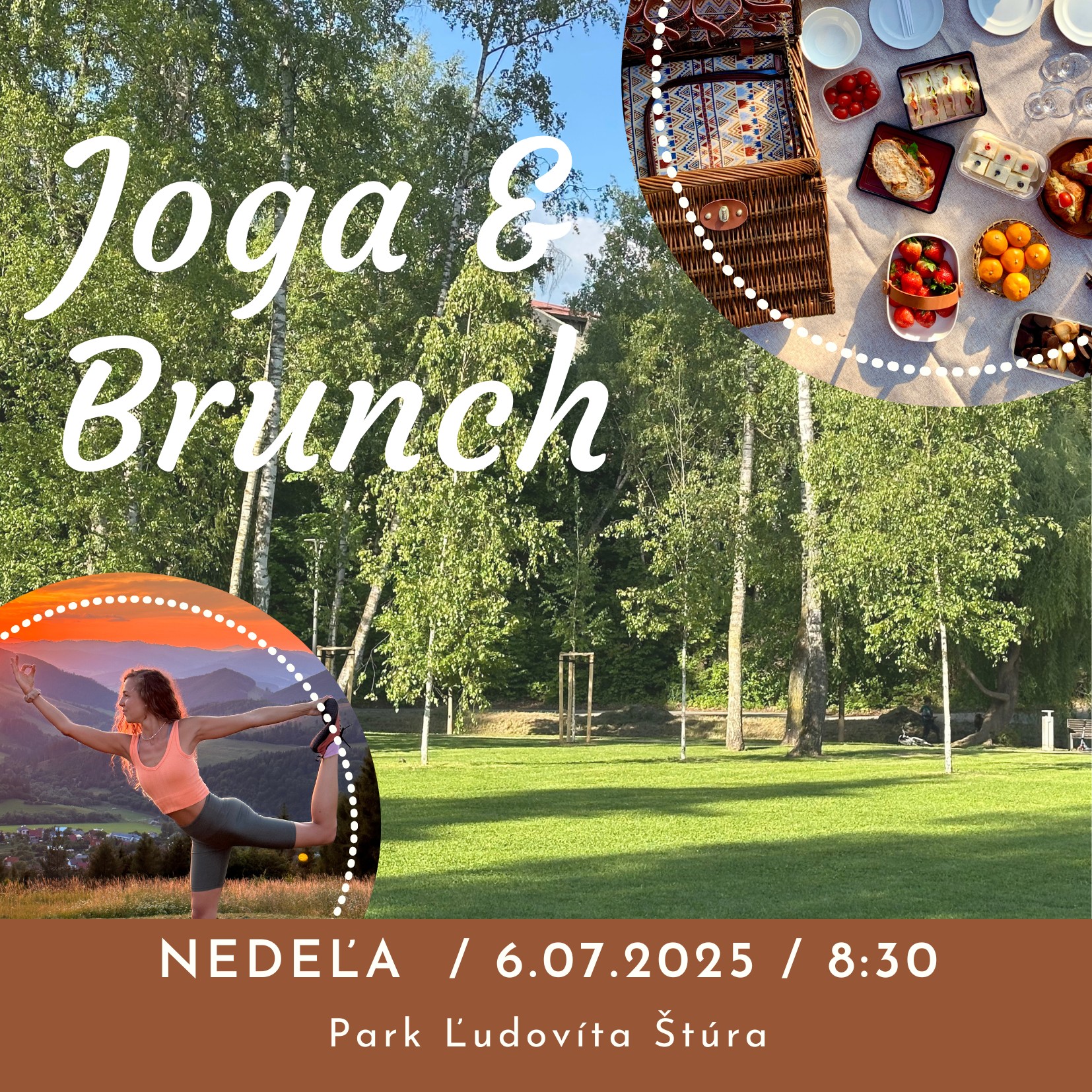JOGA & BRUNCH v parku