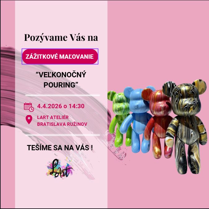 Zážitkové tvorenie - Veľkonočný pouring