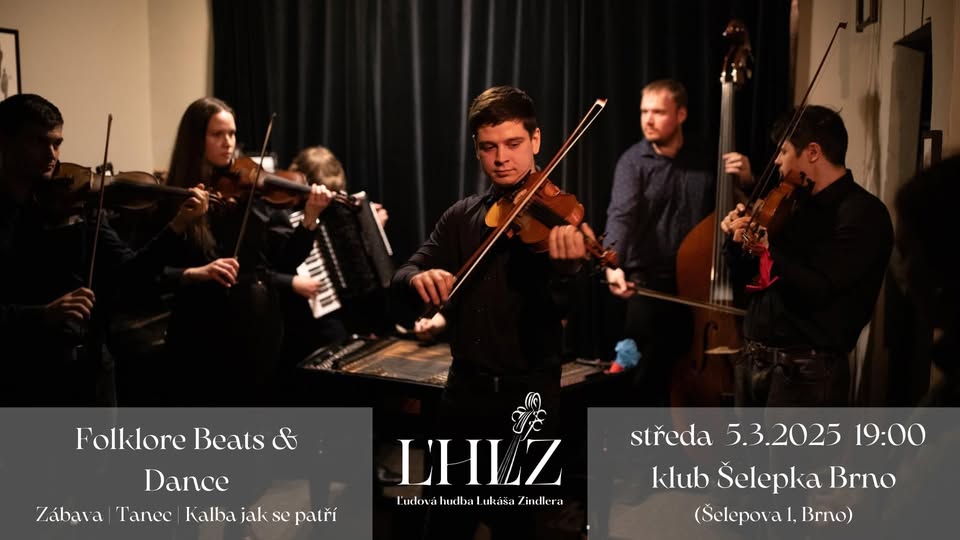 Ľudová hudba Lukáša Zindlera na Šelepce | Folklore Beats & Dance Brno