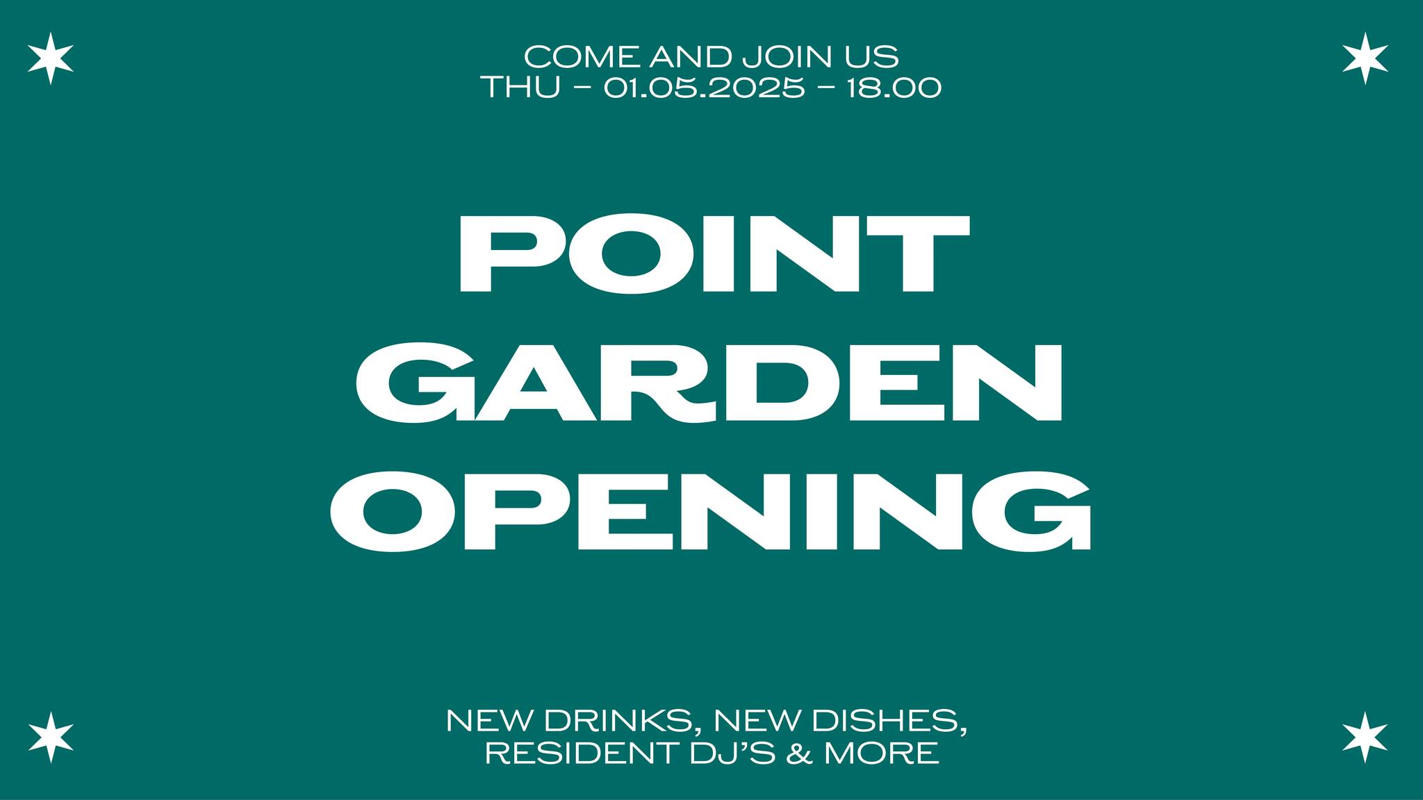POINT GARDEN OPENING PARTY