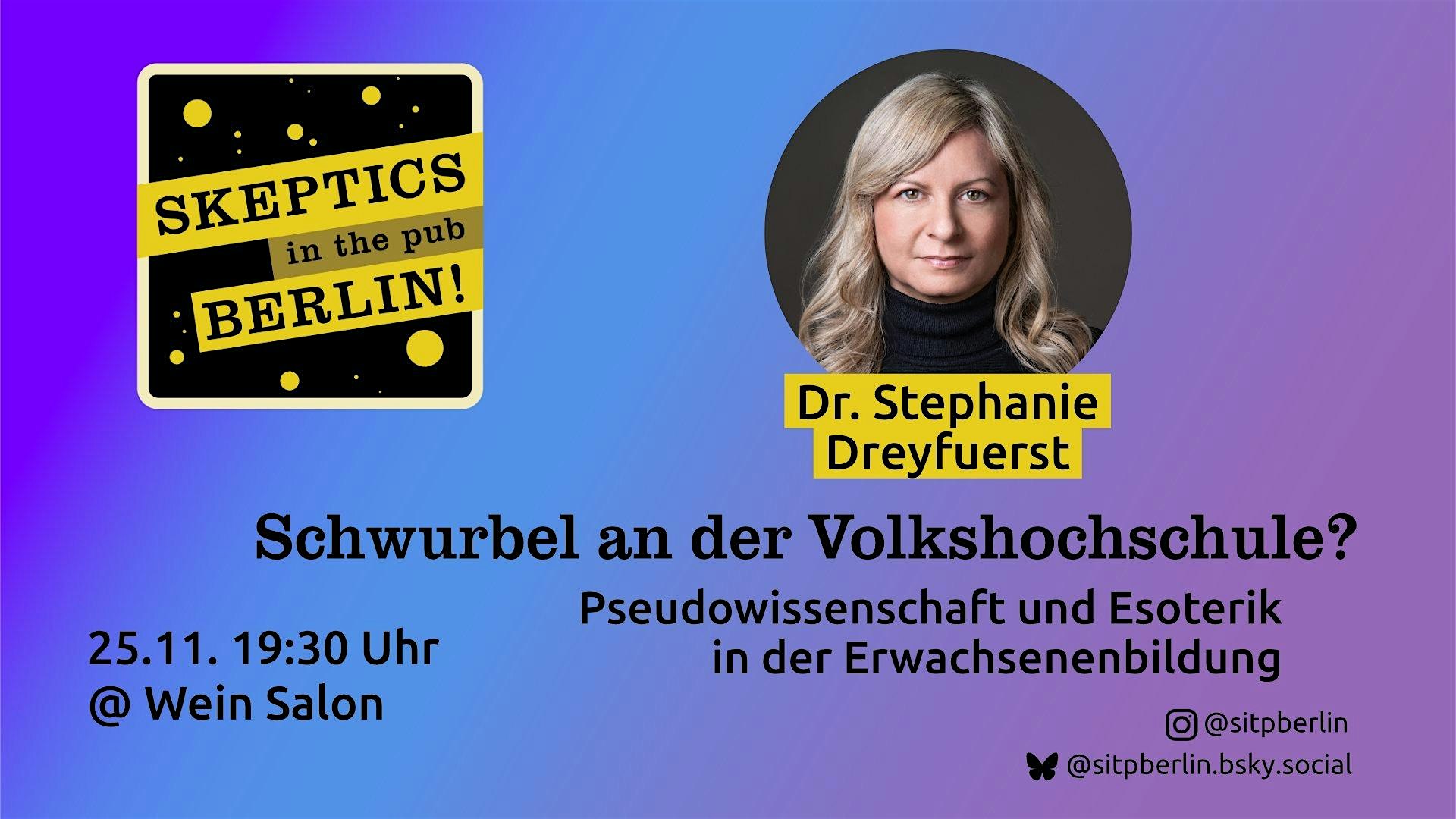 Skeptics in the Pub: Schwurbel an der Volkshochschule?