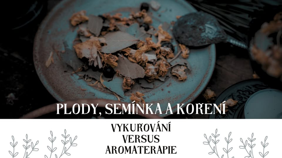 Vykuřování versus Aromaterapie - Plody, semínka, koření