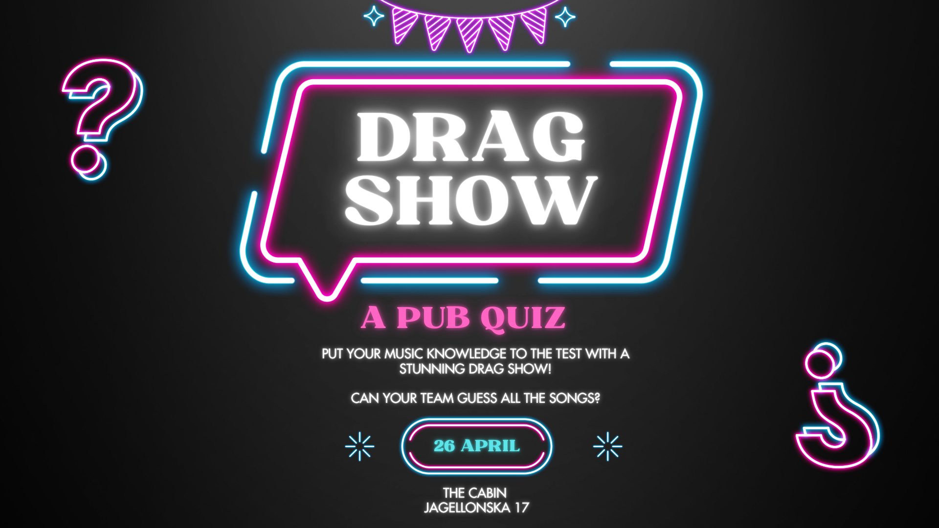 Drag Show: A Pub Quiz