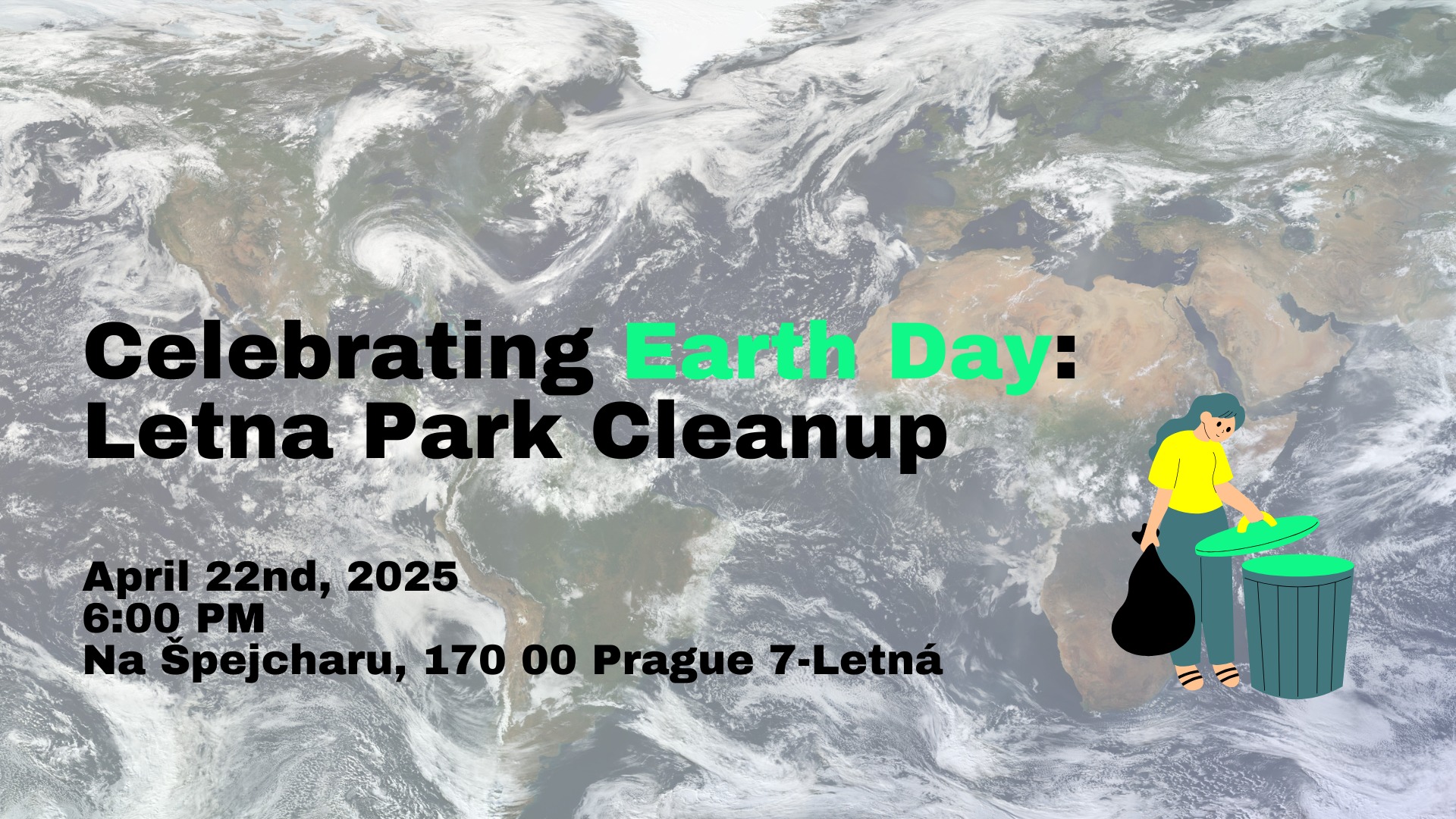 🌍 Celebrating Earth Day: Letná Park Cleanup
