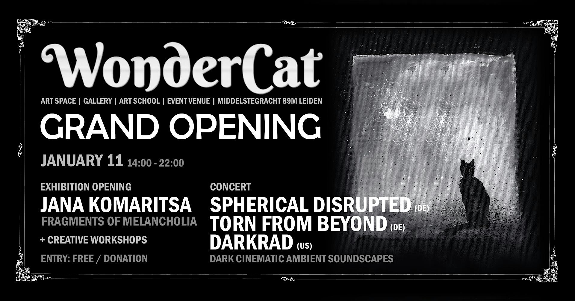 WonderCat Art Space Grand Opening: exhibition | workshops | concert