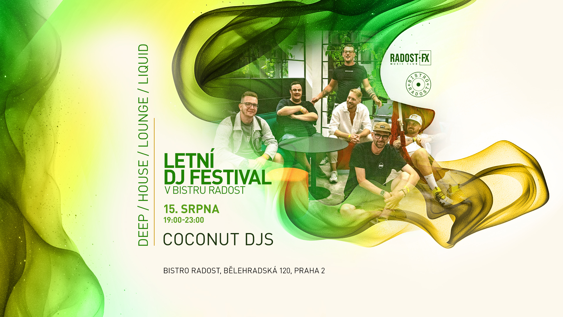 Páteční Burger&Beats: Coconut DJs v Bistru Radost! 🎤 🎶 🍔