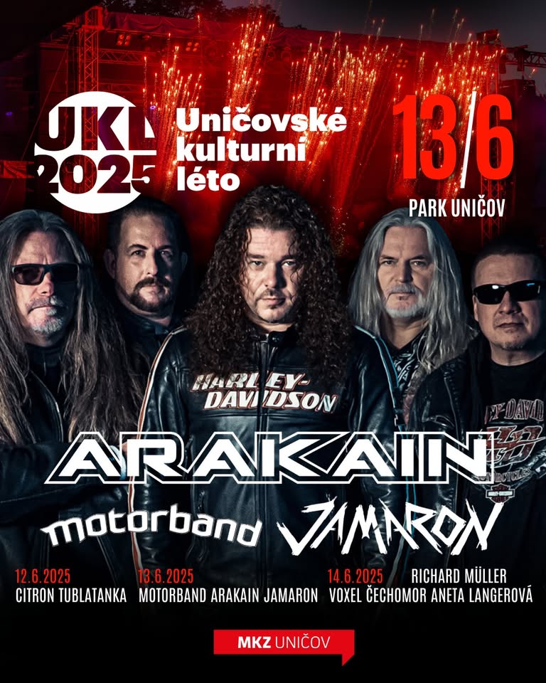 Motorband & Arakain & Jamaron | Uničov