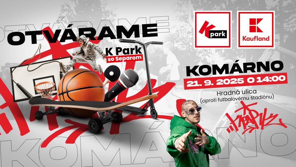 Otvorenie areálu K Park Komárno 🤜so Separom🤛