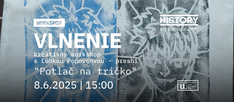 Vlnenie: kreatívny workshop "Potlač na tričko"