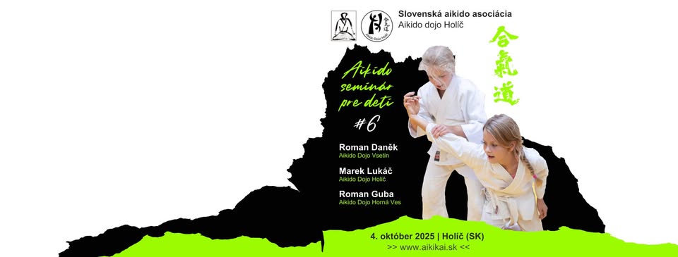 Seminár aikido pre deti #6 | 5. Október 2025 | Holíč (SK)