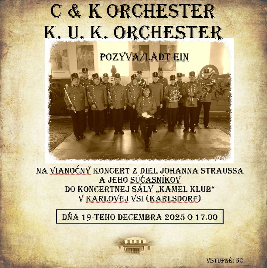 VIANOČNÝ KONCERT Z DIEL JOHANNA STRAUSSA