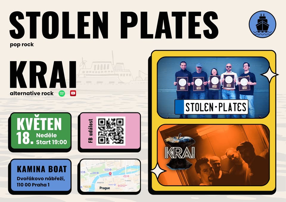 Koncert na lodi - KRAI & Stolen Plates