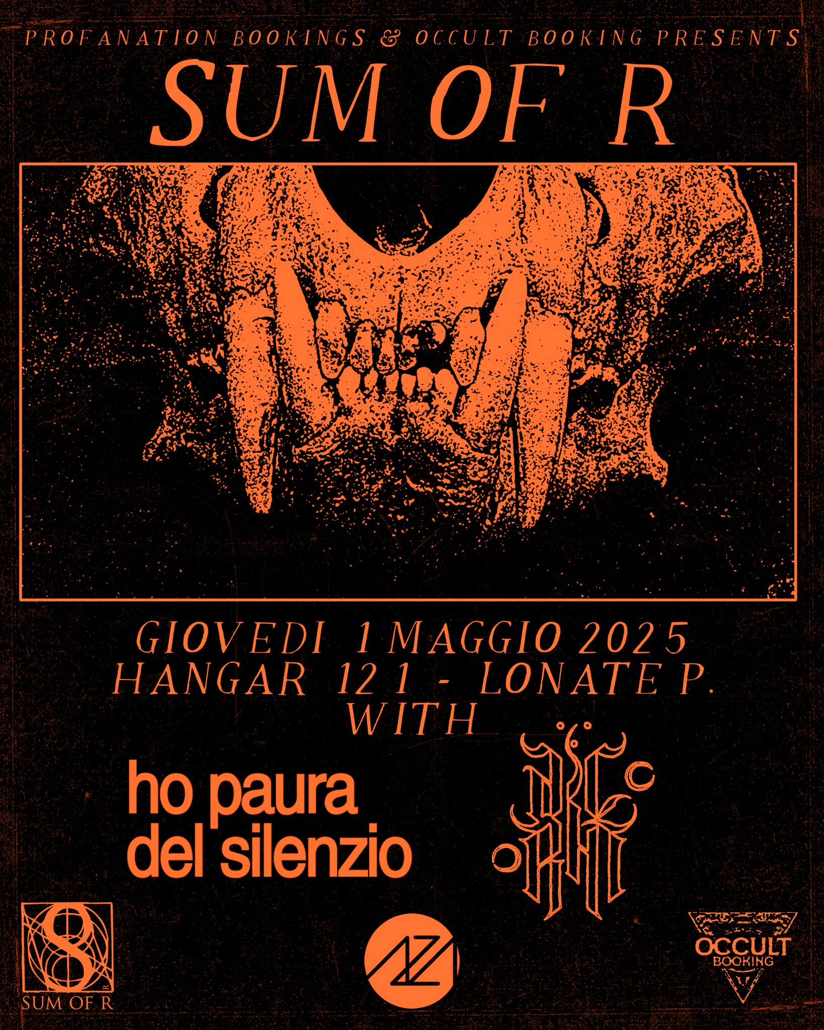 SUM OF R in Hangar121, con Necronauta e Ho Paura Del Silenzio