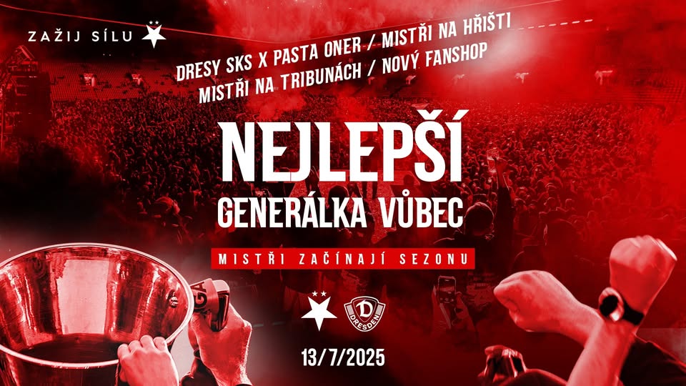 GENERÁLKA | SK Slavia Praha - Dynamo Drážďany