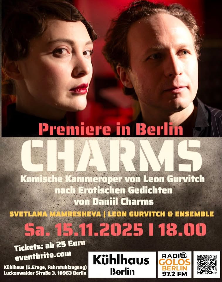 Kammeroper „CHARMS“ von Leon Gurvitch nach Erotischen Gedichten von Daniil Charms