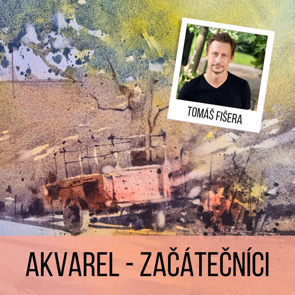 Víkendový kurz akvarelu pro začátečníky s Tomášem Fišerou v Praze