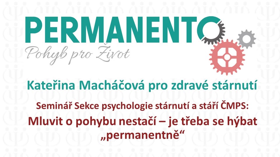 Seminář: Mluvit o pohybu nestačí – je třeba se hýbat „permanentně“