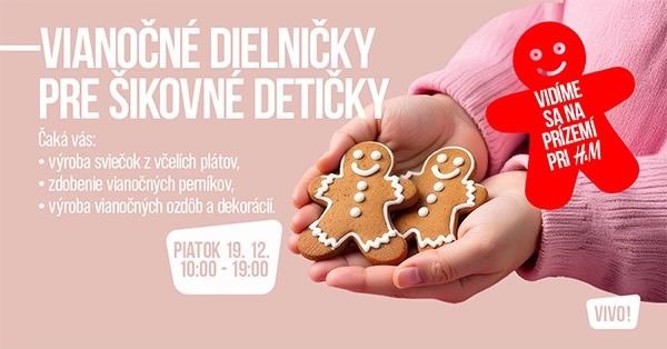 Vianočné tvorivé dielničky a maľovanie na tvár 💫