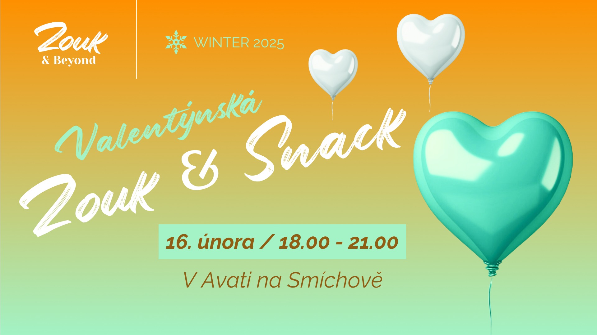 Valentýnská ZOUK & SNACK