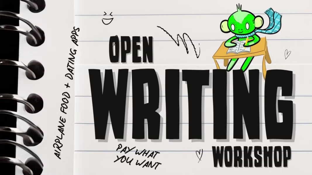 Open Writing Comedy Workshop (PWYW) in English • Every Saturday