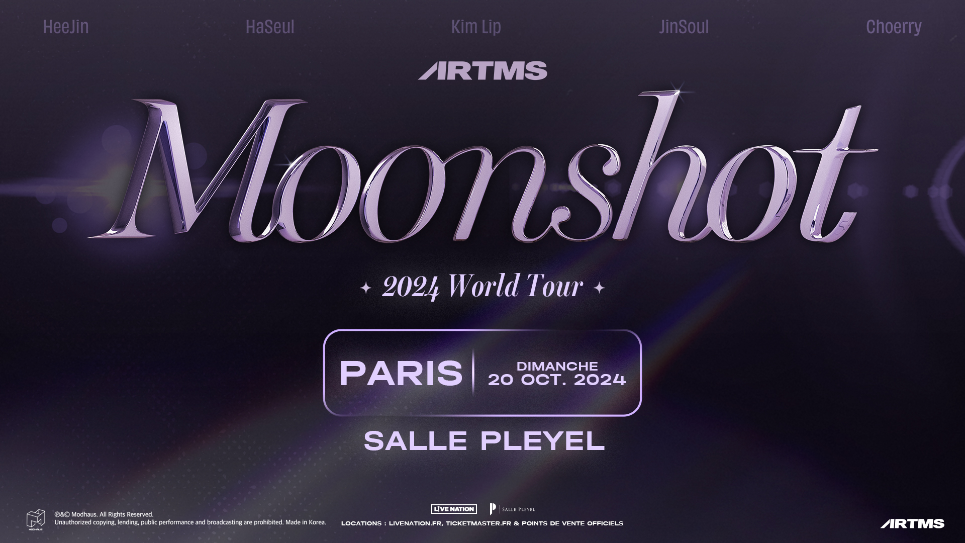 ARTMS | Salle Pleyel, Paris - 20 octobre 2024