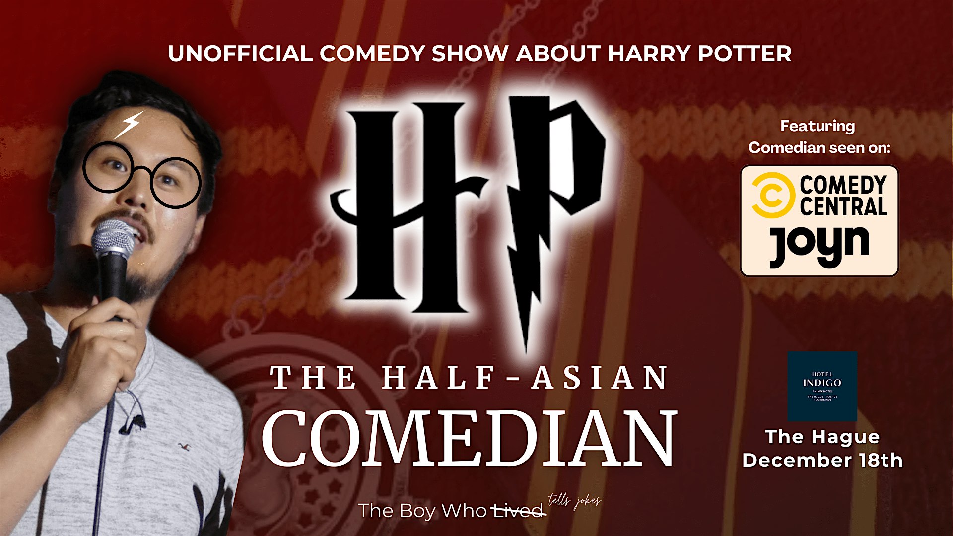 Harry Potter Comedy Show (Unofficial)- HP the Half-Asian Comedian The Hague
