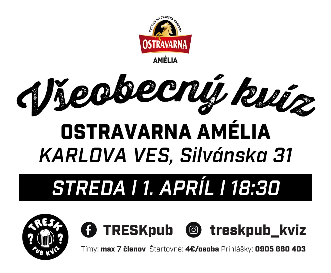 BA (Karlova Ves) - Ostravarna Amélia kvíz