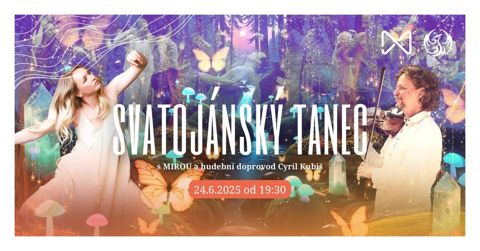 SVATOJÁNSKÝ TANEC // s MIROU na lodi a živá hudba Cyril Kubiš