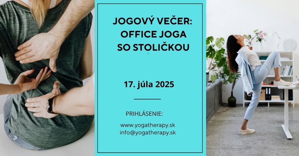 Jogový večer: Office joga so stoličkou