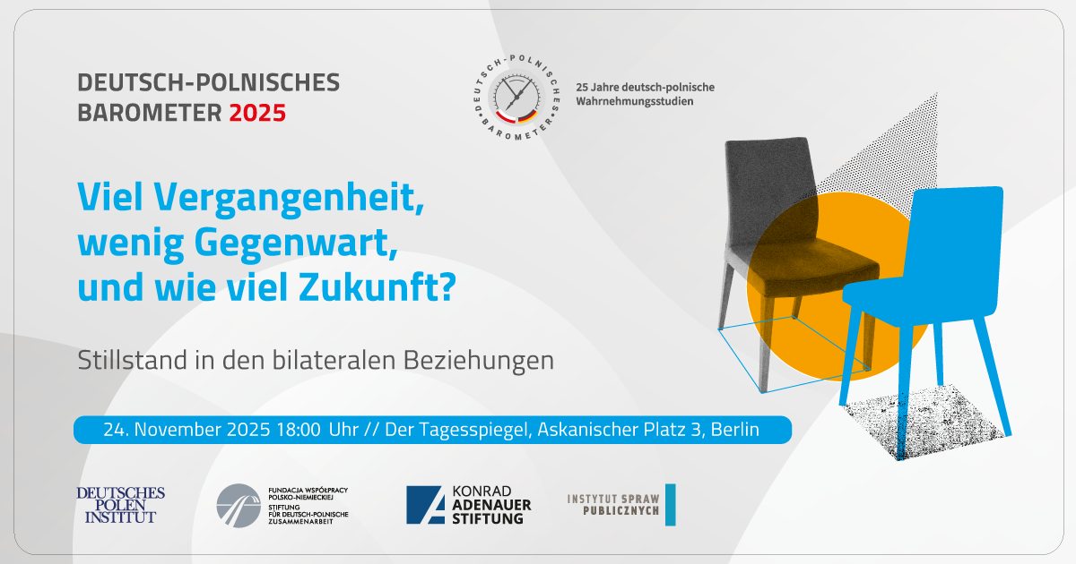 Präsentation und Diskussion: Deutsch-Polnisches Barometer 2025