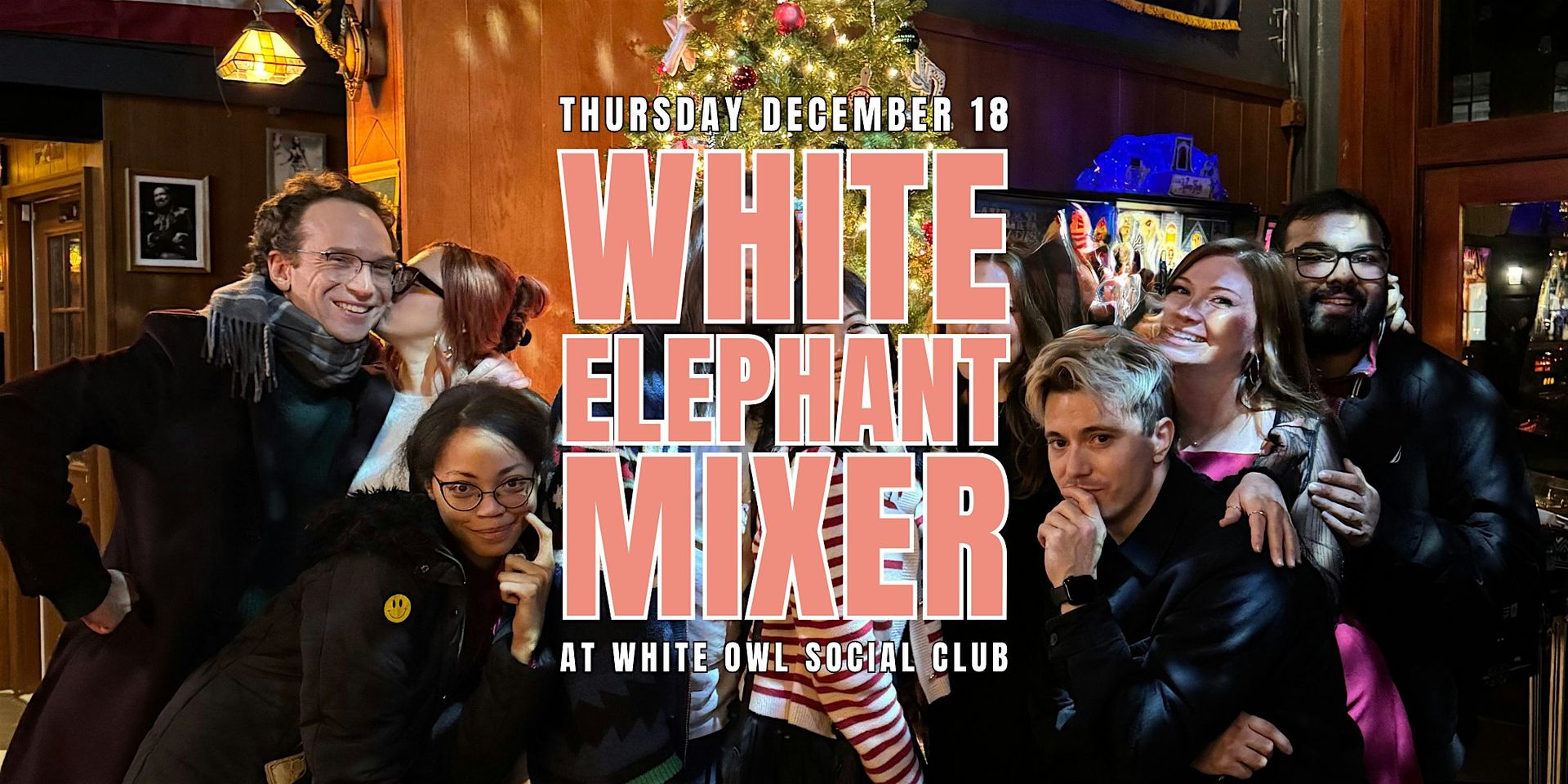 Mutuals Mixer | FREE White Elephant Party | at White Owl Social Club | 21+