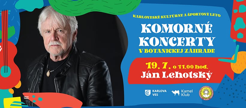 KONCERT JÁNA LEHOTSKÉHO V BOTANICKEJ ZÁHRADE