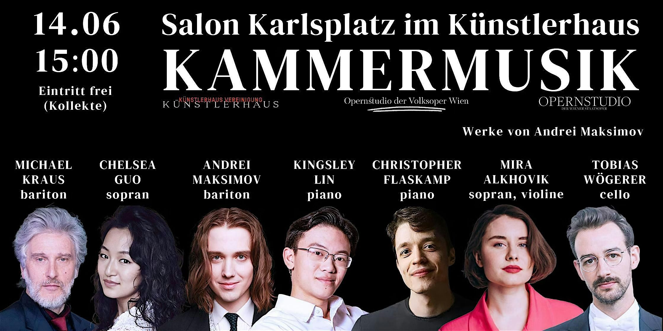Kammermusik im Künstlerhaus: Solist:innen der Volksoper und Staatsoper