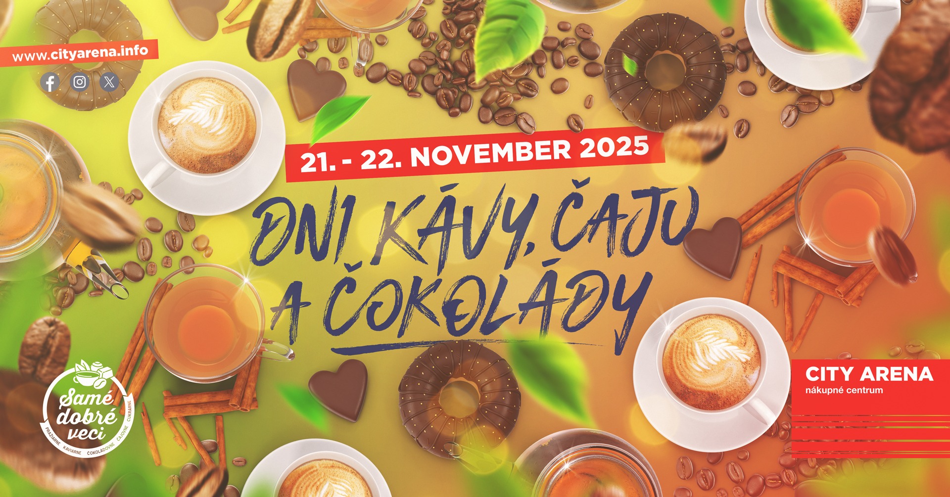 Dni kávy, čaju a čokolády 2025 - Trnava - City Arena