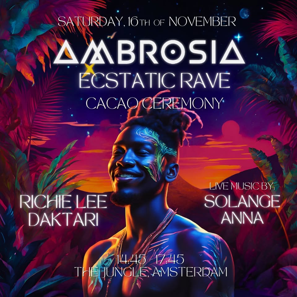 Ambrosia Ecstatic Rave en Cacao ceremonie