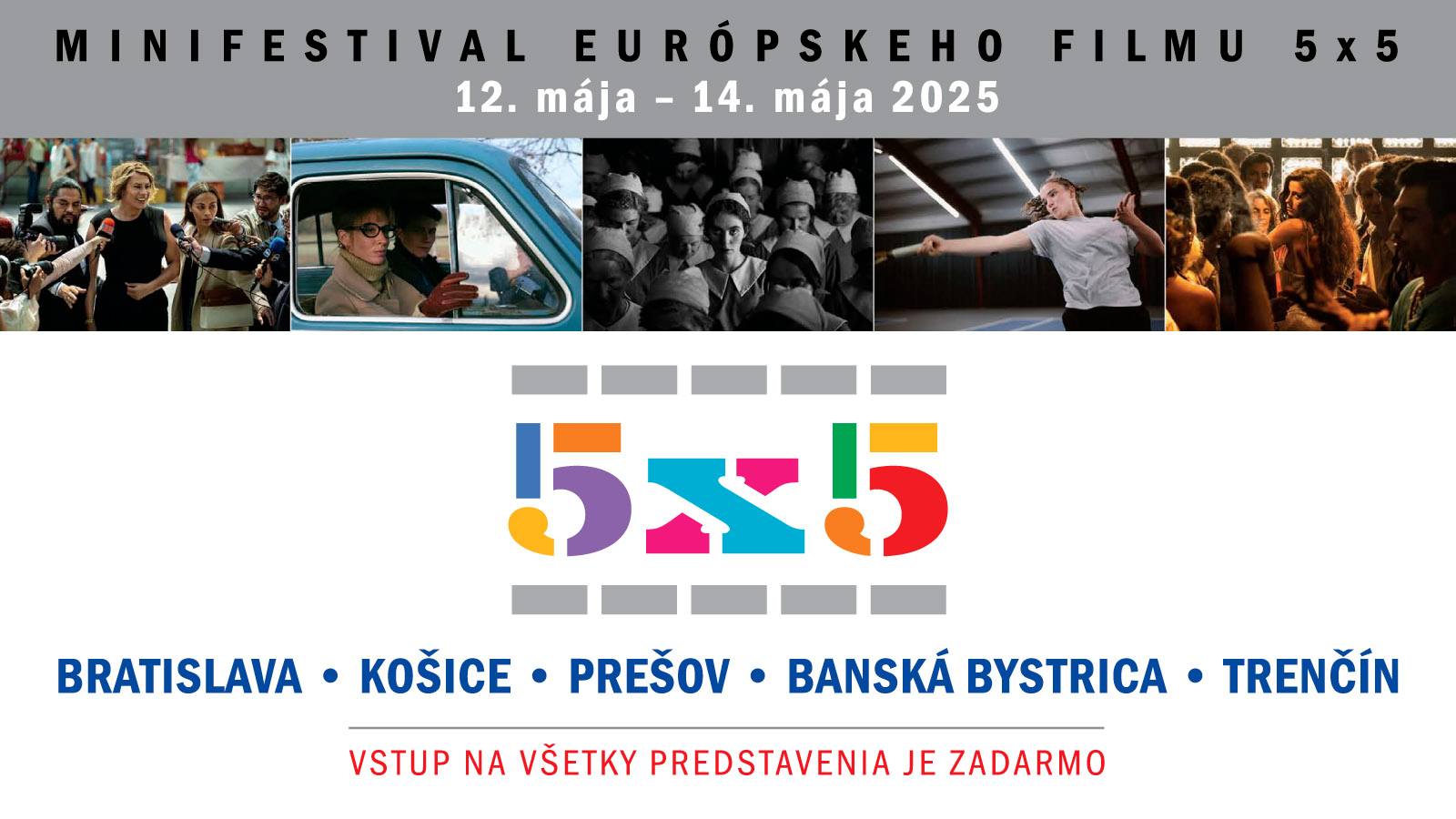 Minifestival európskeho filmu 5x5