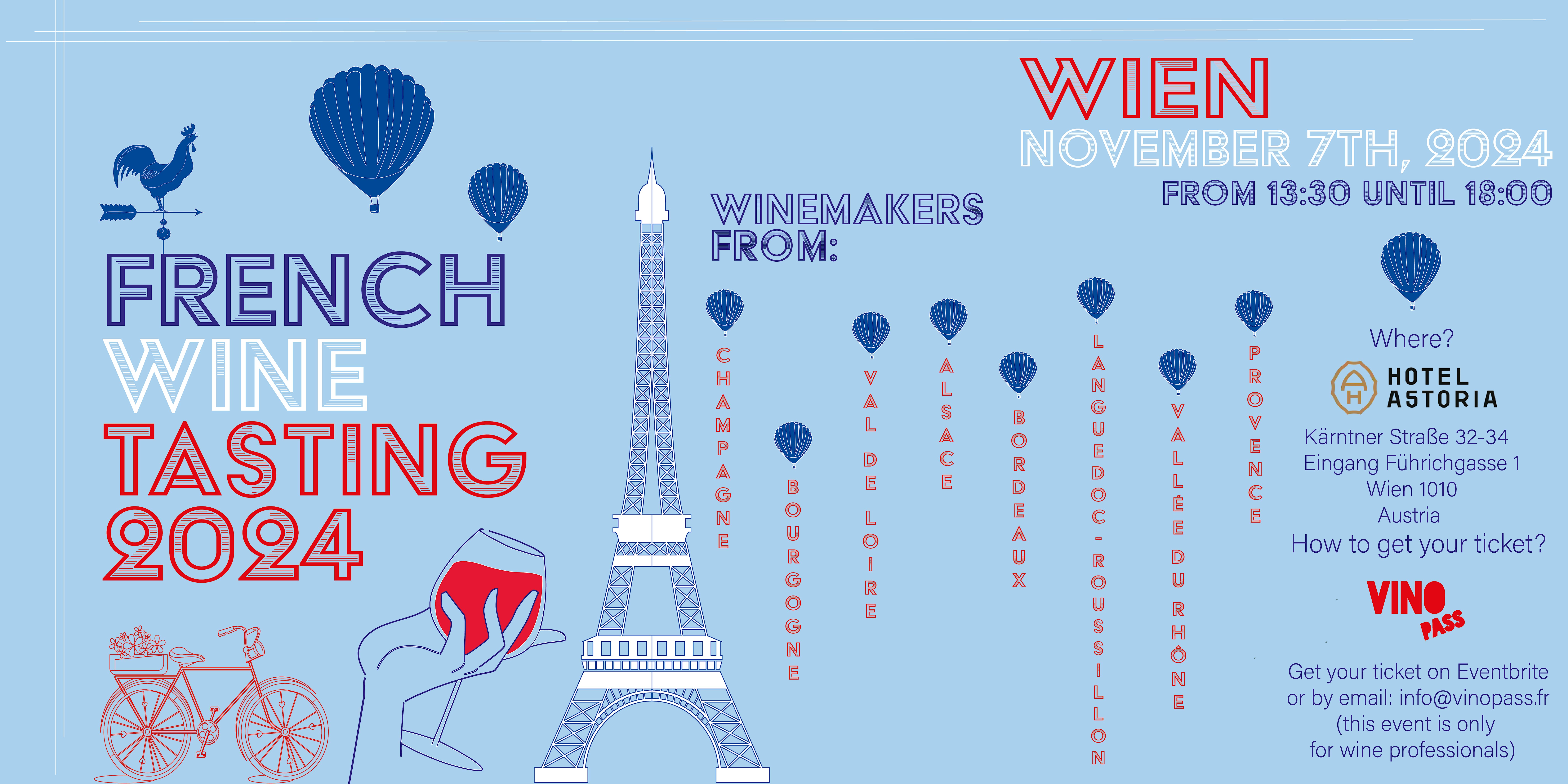 Verkostung von französischen Weinen - Winzer aus Frankreich 2024