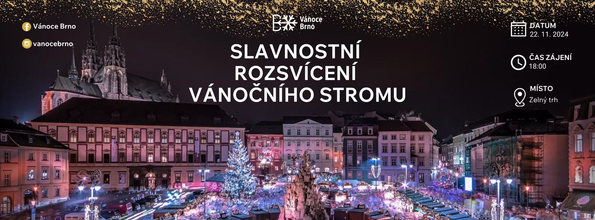 Slavnostní rozsvícení vánočního stromu | Vánoce Brno
