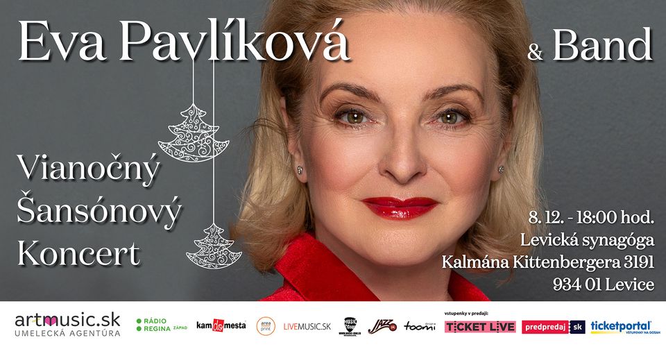Eva Pavlíková & Band – Vianočný šansónový koncert