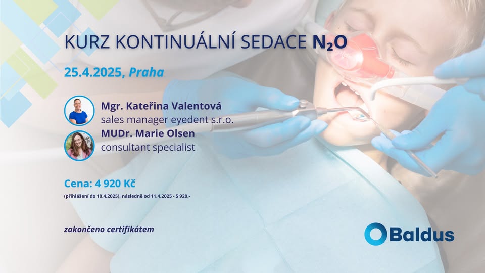 Kurz Kontinuální sedace N₂O