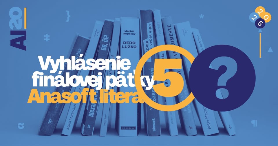 Vyhlásenie finálovej päťky Anasoft litera v Rádiu DEVÍN