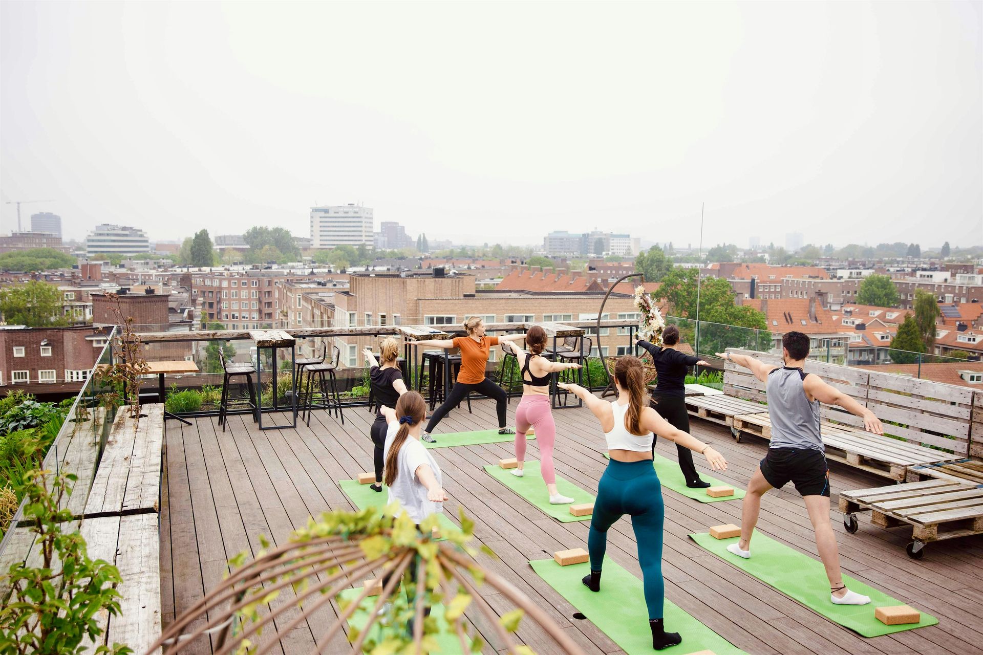 Rooftop Yoga at GAPP