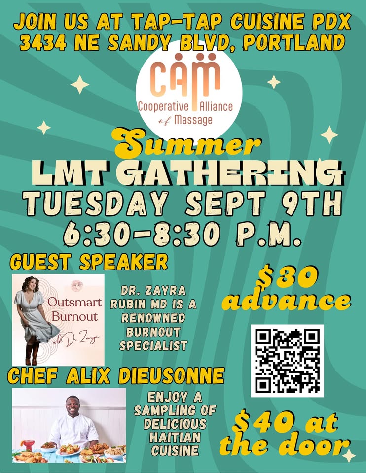 Community Alliance of Massage's Summer Gathering