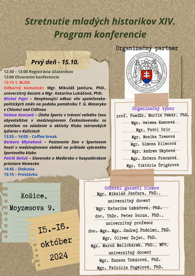 Stretnutie mladých historikov XIV.