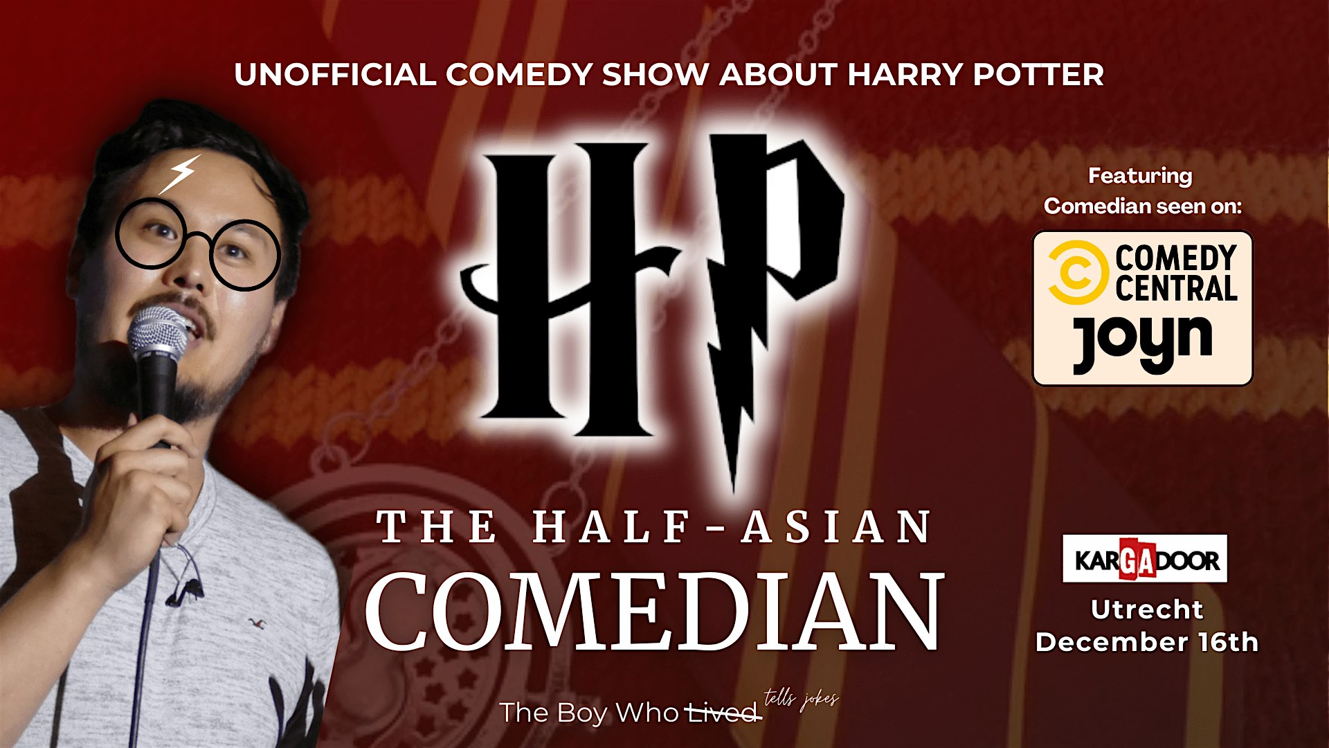 Harry Potter Comedy Show (Unofficial)- HP the Half-Asian Comedian Utrecht