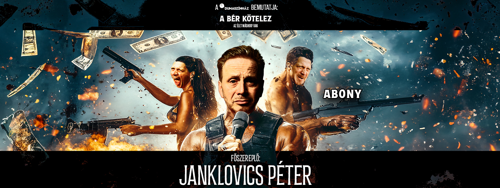 Janklovics Péter önálló estje Abonyban!