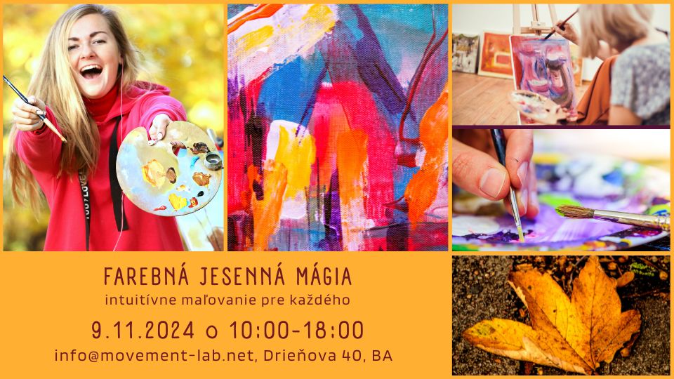 FAREBNÁ JESENNÁ MÁGIA 🍂 intuitívne maľovanie s Freyjou