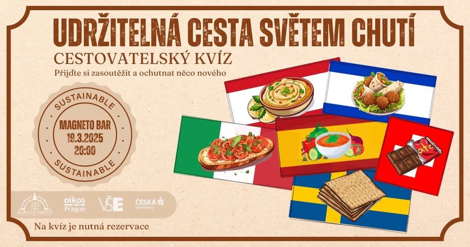 Cestovatelský kvíz - Udržitelná cesta světem chutí