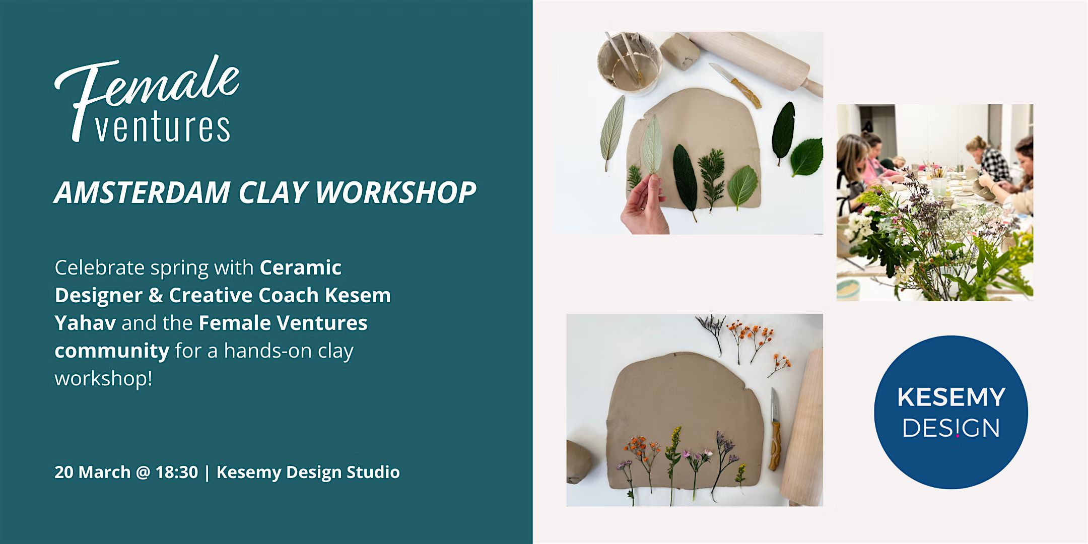 [Amsterdam] Hand-building Clay Workshop